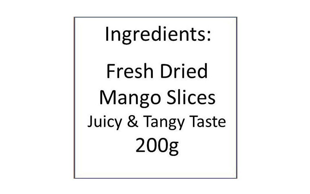 Let's Go Nuts Dehydrated Mango    Pack  200 grams